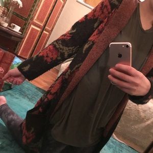 Free People Flower Power Knit Cardigan